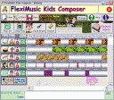 Screenshot of FlexiMusic Kids Composer Oct 2007