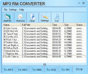 Screenshot of MP3 RM Converter 1.00