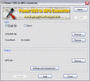 Screenshot of Power CDG to MPG Converter 1.0.23