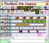 Screenshot of FlexiMusic Kids Composer Oct 2007